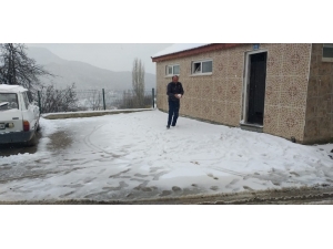 Osmaneli’nin Yüksek Kesimleri Beyaza Büründü