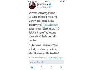 Teneffüs Jestinde Gaziantep Sınıfta Kaldı