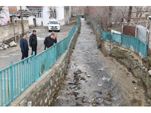 Muş Belediyesinden Soğurman Deresi’nde Islah Çalışması