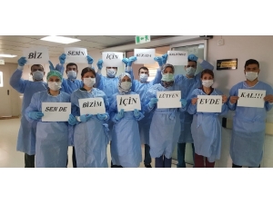 Dü’de Görevli Sağlık Çalışanlarından Vatandaşlara Anlamlı Çağrı