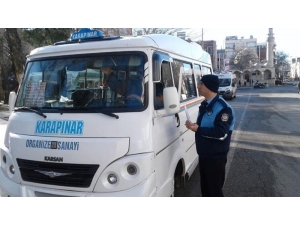 Belediye, Şehir İçi Minibüslerini Denetledi