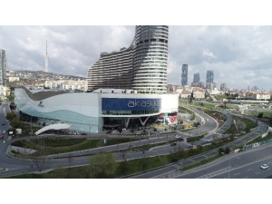 Korona Virüs Tedbirleri Kapsamında Kapatılan Akasya Avm Havadan Görüntülendi