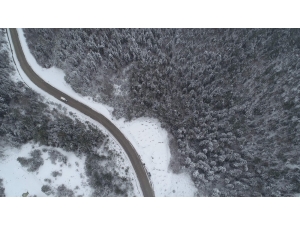 Karabük’te Muhteşem Kar Manzarası