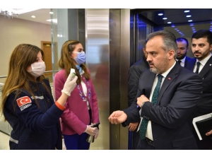 Bursa Büyükşehir Meclisinde Üst Düzey Korona Önlemi