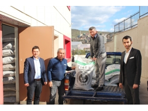 Üreticilere 12 Bin 800 Kilogram Yem Bitkileri Tohumu Dağıtıldı