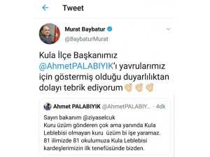 Bakan Selçuk’un Jestine Kula Leblebisi Desteği