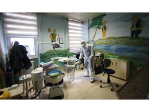 Bayburt’ta Kamu Kurumları Dezenfekte Edildi