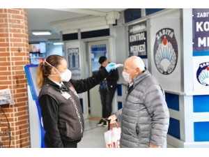 Didim Belediyesi’ne Girişlerde Ateş Ölçüm Uygulaması Başlatıldı