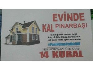 Uzunluoğlu’ndan Pınarbaşılılara ‘Evde Kal’ Çağrısı
