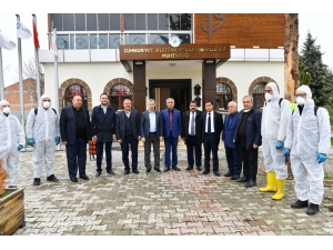 Muhtar Evleri Dezenfekte Edildi