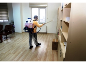 Bingöl Üniversitesi’nde Korona Virüsüne Karşı Dezenfekte Çalışması