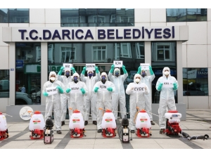 Darıca Belediyesi Ekiplerinden ‘Evde Kal’ Çağrısı