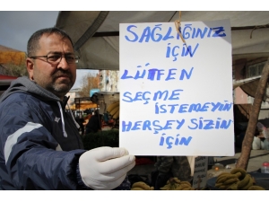 Elazığlı Pazarcıların Korona Virüs Önlemi