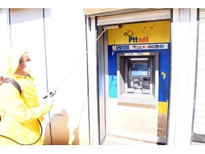 Çatak Belediyesinden Dezenfekte Çalışması