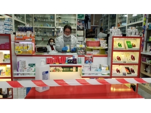 Eczanede Şeritli Tedbir