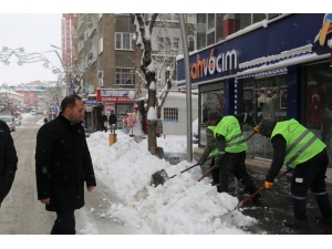 Niğde Belediyesi’nden Karla Mücadele Seferberliği