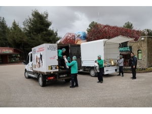 Gaziantep’te Enfeksiyonla Mücadelede Sokak Hayvanlarını Unutmadı
