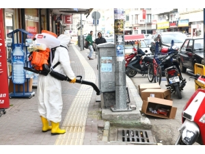 Mustafakemalpaşa’da Dezenfeksiyon Çalışmaları Sürüyor
