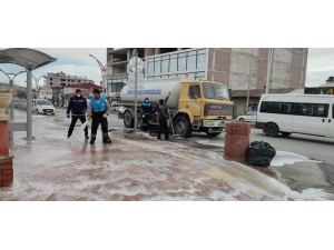 Erciş’te Dezenfekte Çalışması