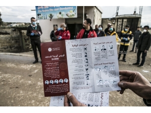 Türkiye’den Suriye’nin Kuzeyinde Korona Virüse Karşı Bilgilendirme Çalışması