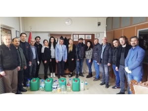 Üyelere Ücretsiz Dezenfektan