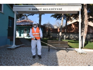 İnönü’de Dezenfekte Çalışmaları Aralıksız Devam Ediyor