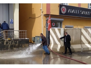 Bahçesaray Belediyesinden Dezenfekte Çalışması