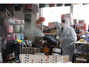 Varto’da İşyerleri Dezenfekte Edildi