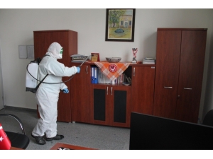 Kütahya İl Özel İdaresi Dezenfekte Edildi