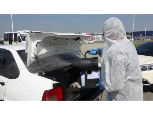 Tekirdağ’da Araçlara Ücretsiz Korona Virüs Temizliği