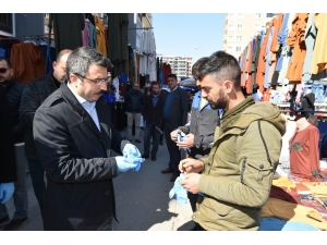 Yıldırım’daki Pazar Yerlerinde Korona Virüs Tedbiri