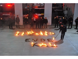 İtfaiye Ekiplerinden Sağlık Çalışanlarına Destek