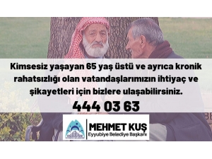 Eyyübiye Belediyesi Yaşlıları Unutmadı