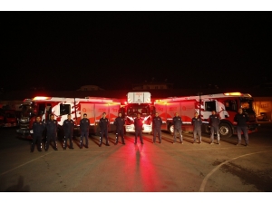 Büyükşehir İtfaiyesinden Sağlık Çalışanlarına Destek