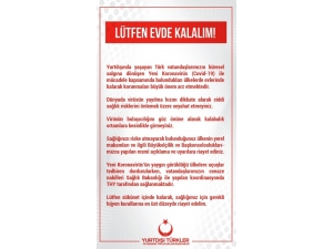 Ytb’den "Lütfen Evde Kalın" Çağrısı