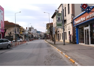 Korona Virüs Salgını Ardından Ayvalık’ta Sokaklar Boşaldı