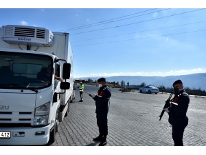 Sürücüler, Polis Ve Jandarmadan Kimliklerini Kolonyayla Temizleyerek Aldı