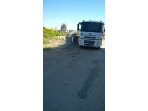 Mezitli’de Çöpler De Dezenfe Ediliyor