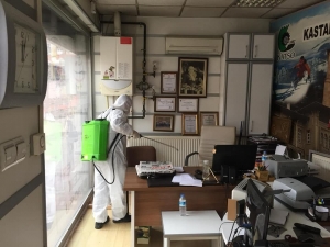 Katso Binası Dezenfekte Edildi