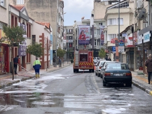 Aydın’da Cadde Ve Sokaklar Dezenfekte Ediliyor