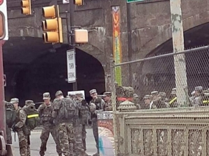 Abd Ordusu New York’ta Sokağa İndi