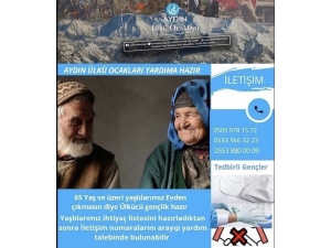Aydın Ülkü Ocakları Yaşlılar İçin Yardıma Hazır