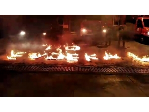 Adıyaman’da İtfaiye Ekipleri Ateşle ‘Evde Kal’ Yazdı