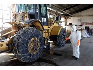 Erzincan İl Özel İdaresi Korona Virüse Karşı Dezenfekte Edildi