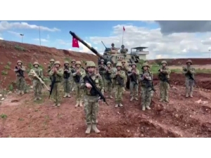 Suriye’deki Mehmetçikten Sağlıkçılara Selam