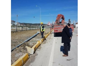 Dumlupınar’da Çevre Yolu Işıklandırma Çalışmaları