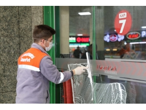 Kocaeli Şehirlerarası Otobüs Terminali Günde İki Kez Dezenfekte Ediliyor