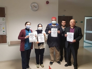 Sağlık Çalışanlarından Alkışlı Desteğe Teşekkür