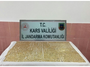 Kars’ta Bin 995 Adet Sikke Ele Geçirildi