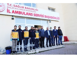 Başkan Güder’den Sağlık Çalışanlarına Moral Ziyareti
